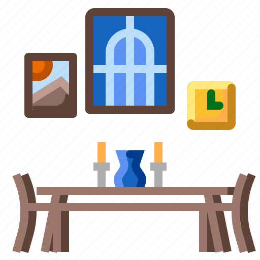 Dining, table, room icon - Download on Iconfinder