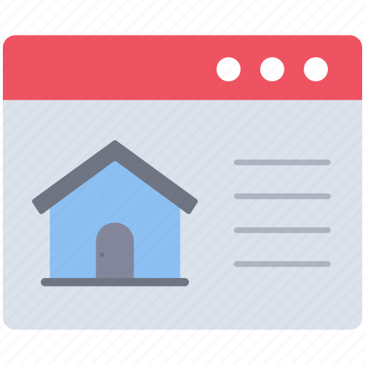 Browser, net, internet, page, house icon - Download on Iconfinder