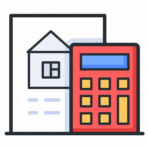 Calculator, layout, house, purchase icon - Download on Iconfinder