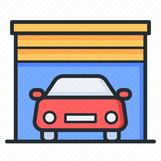 Garage, car, protection, transport icon - Download on Iconfinder