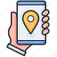 location, app, mobile, map 