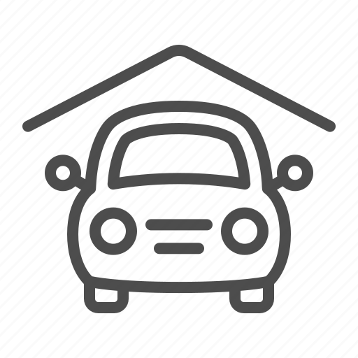 Car, vehicle, garage, parking lot, car park icon - Download on Iconfinder
