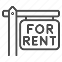 rent, renting, for rent, sign, real estate