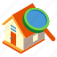 house, inspect, inspection, magnifying, property, real estate, search 