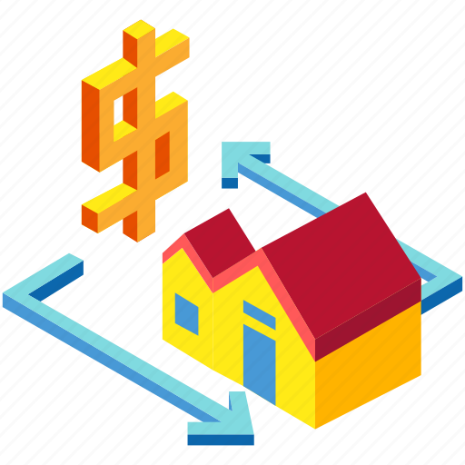 House, investment, loan, property trading, real estate, sale, trade icon - Download on Iconfinder