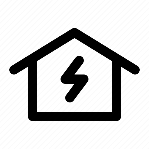 House, power, energy, electricity, lightning, spark icon - Download on Iconfinder