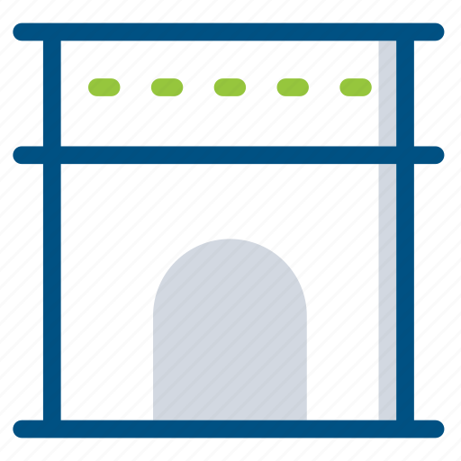 Bridge, close, entrance, exit, gate, monumentall icon - Download on Iconfinder