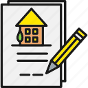 agreement, business, document, home, house