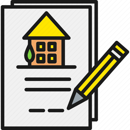 Agreement, business, document, home, house icon - Download on Iconfinder