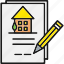 agreement, business, document, home, house 