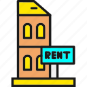 boarding, building, house, rent, room