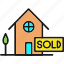 credit, home, house, sold, real, estate 