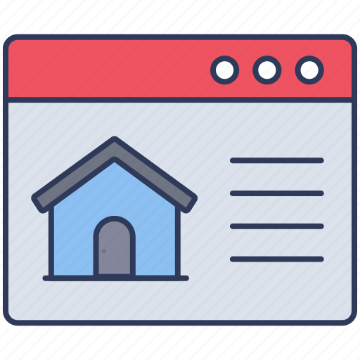 Browser, net, internet, page, house icon - Download on Iconfinder