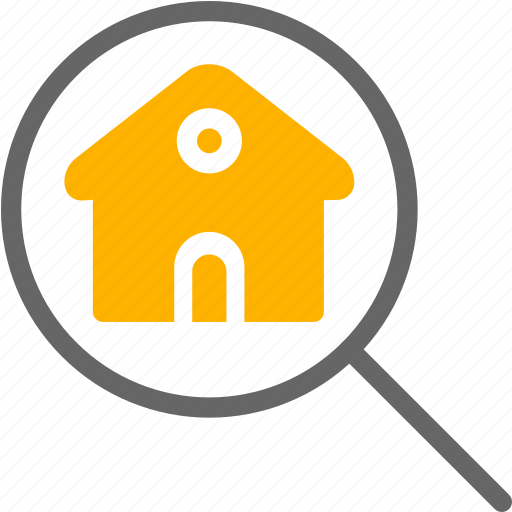 Home, house, property, search icon - Download on Iconfinder