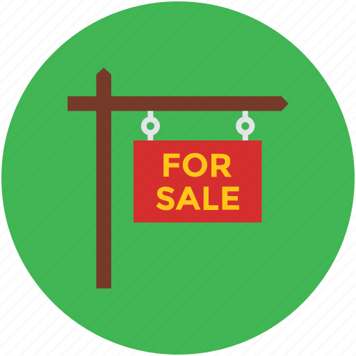 For sale, info, information, message, notice, real estate icon - Download on Iconfinder