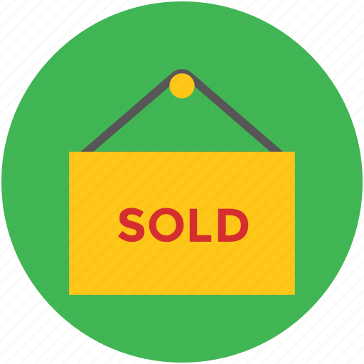 Info, information, message, notice, real estate, sold icon - Download on Iconfinder
