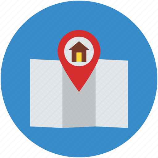 Housing society, location, location symbol, map, map pointing, navigation, real estate icon - Download on Iconfinder