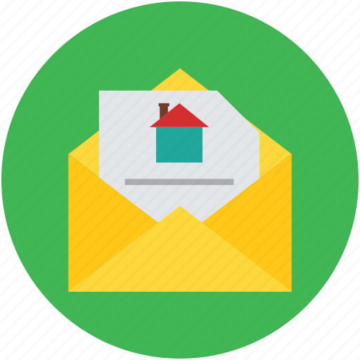 Correspondence, email, mail, property document, real estate icon - Download on Iconfinder