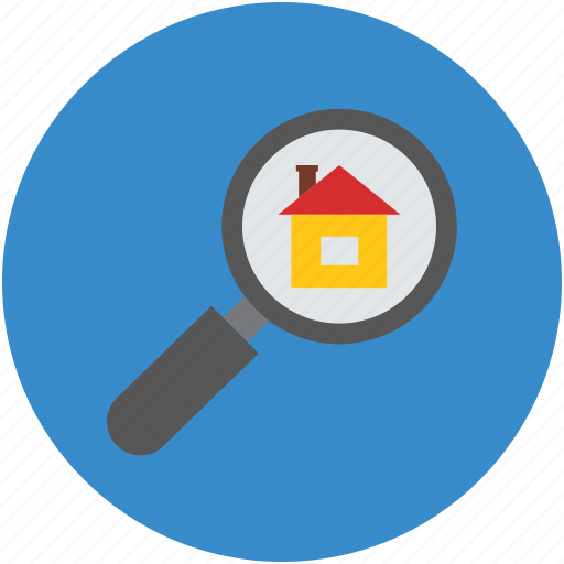 Find, home, inspection, magnifier, magnifying, search icon - Download on Iconfinder