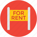for rent, info, information, message, notice, real estate