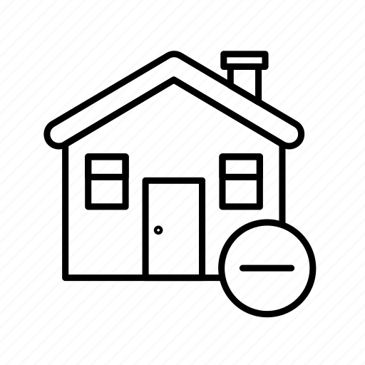Delete, estate, home, house, real, rent, sale icon - Download on Iconfinder