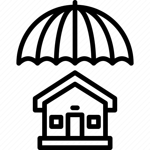 Home, house, insurace, protection, umbrella, real estate icon - Download on Iconfinder