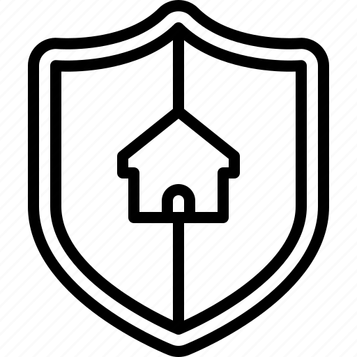 House, home, protection, shield icon - Download on Iconfinder