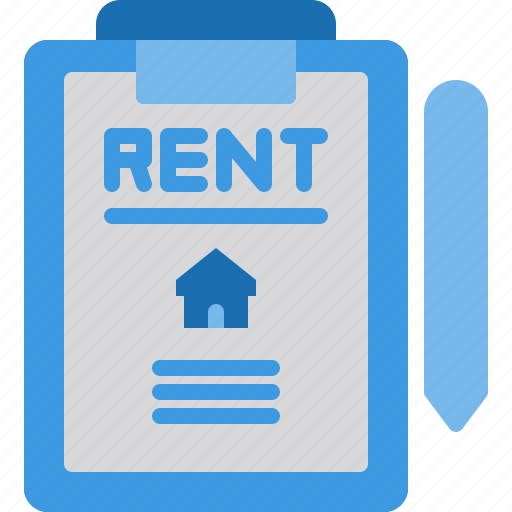 Rent, house, home, contract icon - Download on Iconfinder
