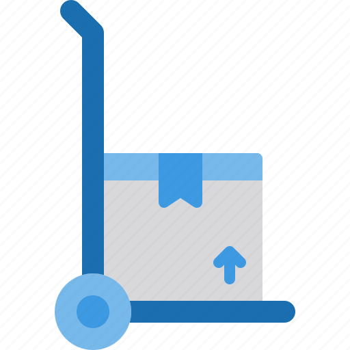 Trolley, box, delivery icon - Download on Iconfinder