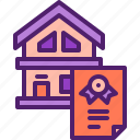 house, home, certificate, legal, document 