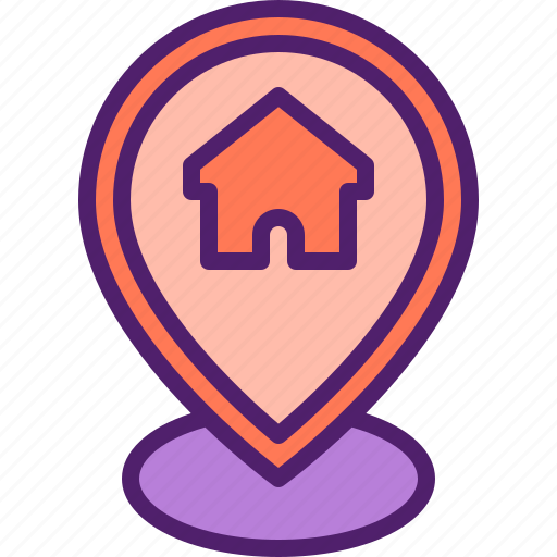 Pin, location, home icon - Download on Iconfinder