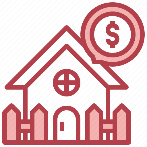 Money, mortgage, construction, real, estate, house, dollar icon - Download on Iconfinder
