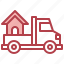 moving, truck, transport, real, estate, house 