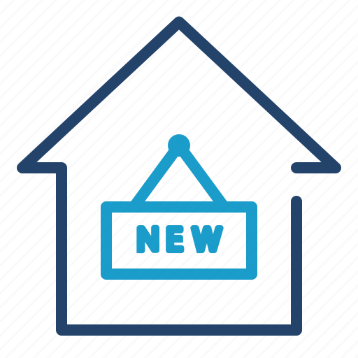 House, new, real estate icon - Download on Iconfinder