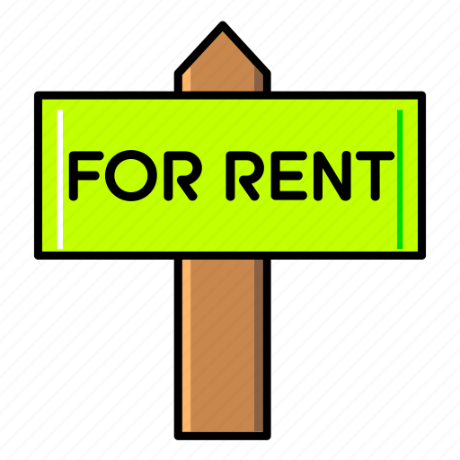 Estate, home, house, real, rent, sale, signboard icon - Download on Iconfinder
