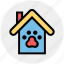animal, apartment, dog house, home, house, property, real estate 