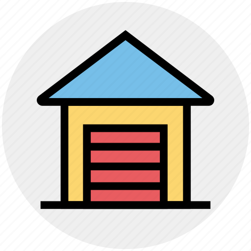 Apartment, garage, home, house, property, real estate, warehouse icon - Download on Iconfinder