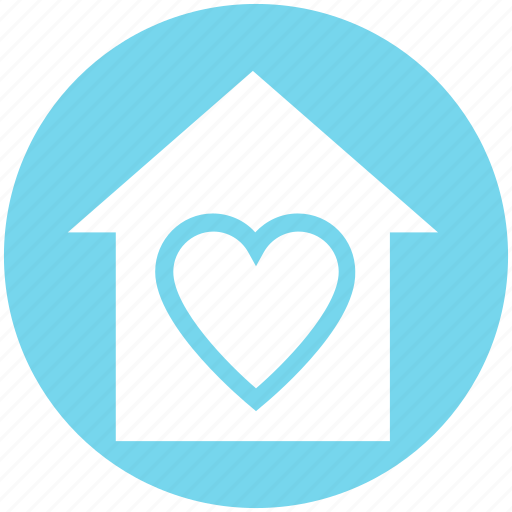 Apartment, heart, home, house, property, real estate, sweet home icon - Download on Iconfinder