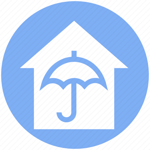 Apartment, home, house, property, real estate, secure, umbrella icon - Download on Iconfinder