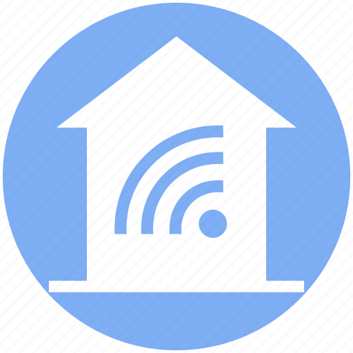 Apartment, connection, home, house, property, real estate, signals icon - Download on Iconfinder
