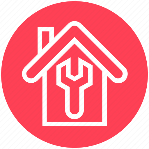 Apartment, home, house, property, real estate, repair, wrench icon - Download on Iconfinder