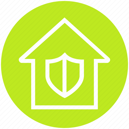 Apartment, home, house, property, real estate, security, shield icon - Download on Iconfinder