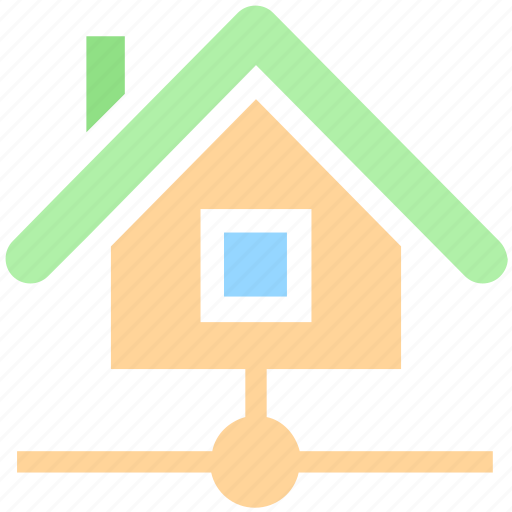 Apartment, data, home, house, network, property, real estate icon - Download on Iconfinder