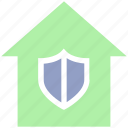 apartment, home, house, property, real estate, security, shield