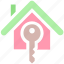 apartment, home, house, house key, key, property, real estate 