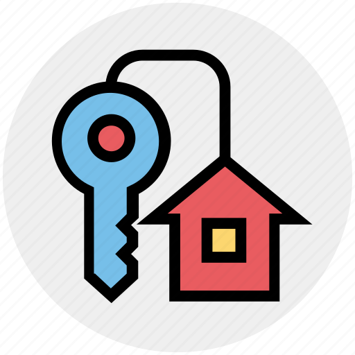 Apartment, home, house, house key, key, real, real estate icon - Download on Iconfinder