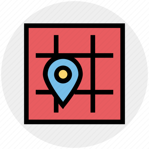 Address, google map, location, map, map pin, maps, street icon - Download on Iconfinder