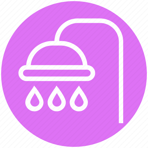 Bath, bathroom, douche, drops, shower, wash, water icon - Download on Iconfinder