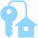 apartment, home, house, house key, key, real, real estate
