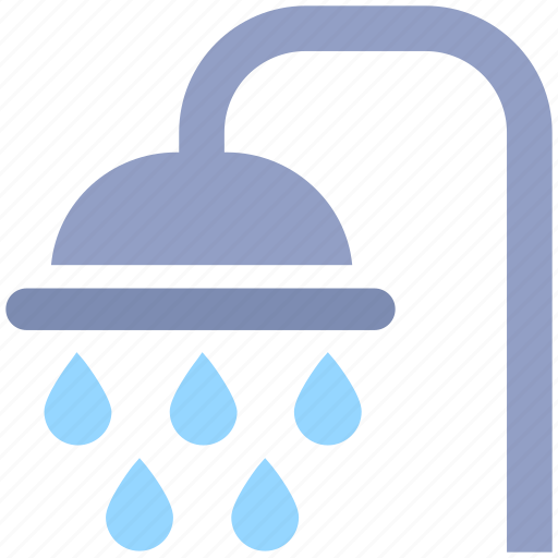 Bath, bathroom, douche, drops, shower, wash, water icon - Download on Iconfinder